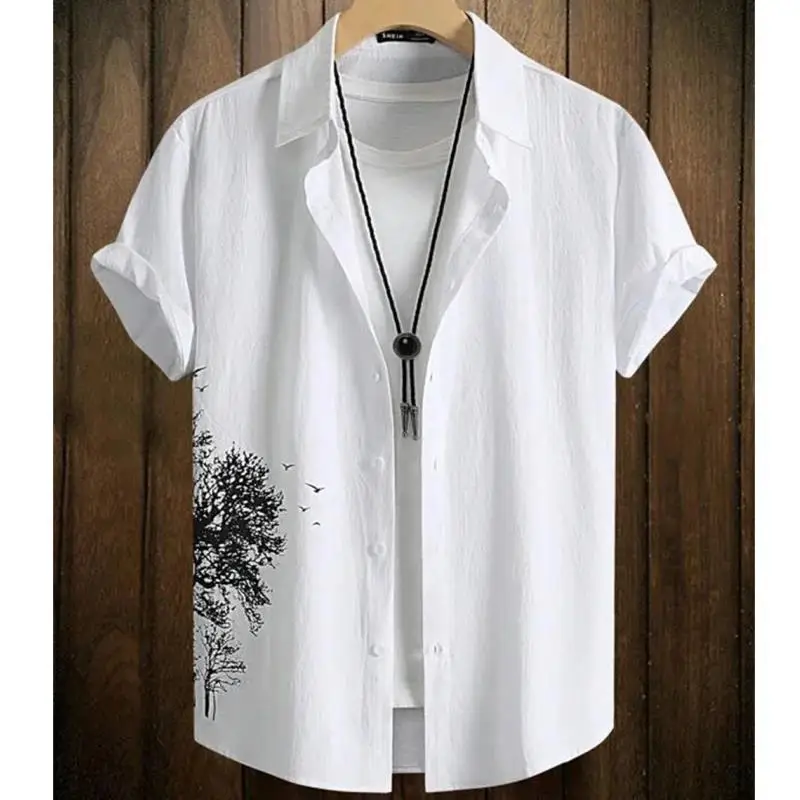 Fashion Shirt for Men 3D Ink Painting Prints Men's Clothing Lapel Casual Short Sleeve Beach Party Sweatshirt Street Hawaii Shirt
Fashion Shirt for Men 3D Ink Painting Prints Men's Clothing Lapel Casual Short Sleeve Beach Party Sweatshirt Street Hawaii Shirt
