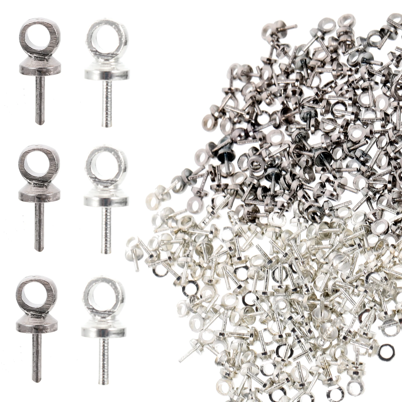 2 Sets Pure Copper Sheep Studs Jewelry Making Pins Small For Diy Crafts Self-Tapping Bolt Hooks Metal Eye Clasp Screw Pins For
2 Sets Pure Copper Sheep Studs Jewelry Making Pins Small For Diy Crafts Self-Tapping Bolt Hooks Metal Eye Clasp Screw Pins For