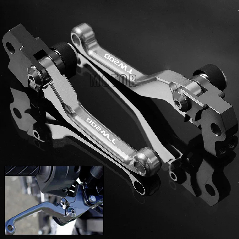 CNC Aluminum Motorcycle Motocross Accessories Dirt Bike Pit Pivot Brake Clutch Levers Handle For YAMAHA TW200 TW 200 2000-2017
CNC Aluminum Motorcycle Motocross Accessories Dirt Bike Pit Pivot Brake Clutch Levers Handle For YAMAHA TW200 TW 200 2000-2017