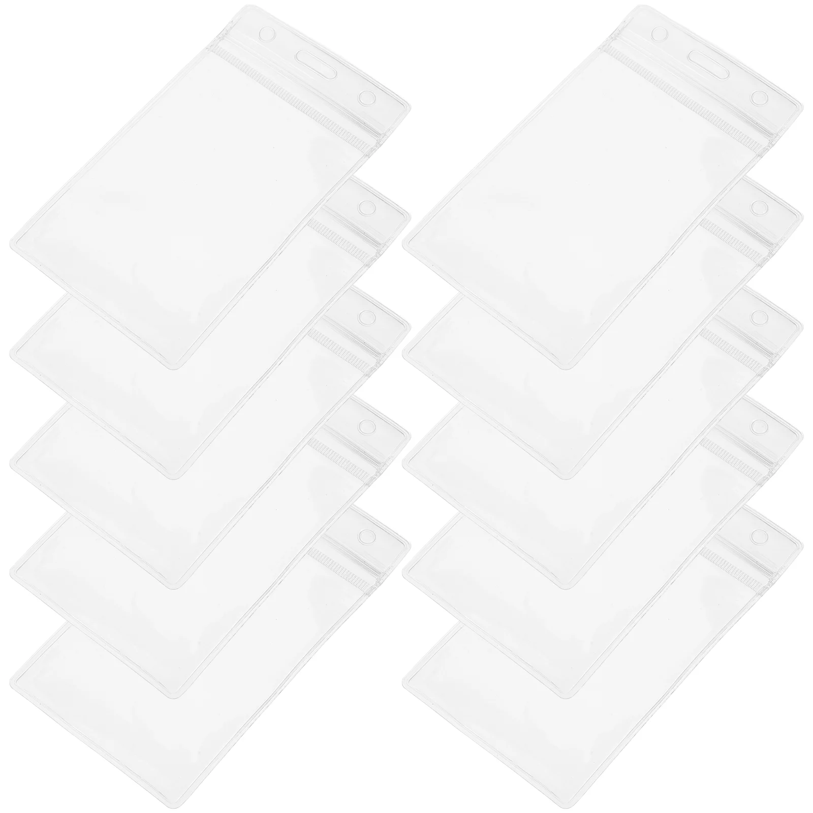 10pcs Transparent Card Sleeves PVC Soft Badge Holders Waterproof Student Exhibitions Protector Covers Storage Display
10pcs Transparent Card Sleeves PVC Soft Badge Holders Waterproof Student Exhibitions Protector Covers Storage Display