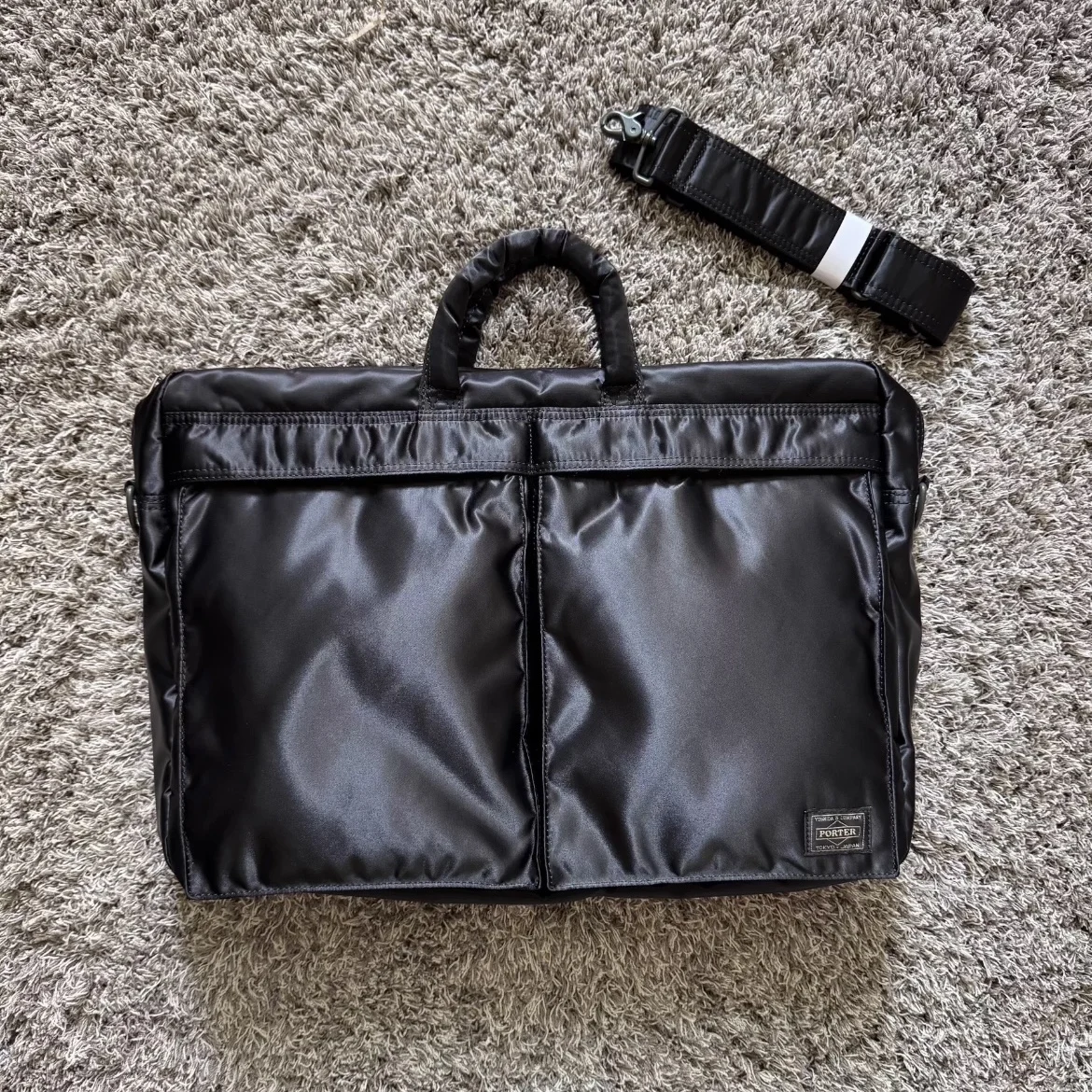 Portertanker 2way Waterproof Document Bag Handheld Briefcase Durable Canvas Strap Zipper Closure Daily Use Unisex Backpack
Portertanker 2way Waterproof Document Bag Handheld Briefcase Durable Canvas Strap Zipper Closure Daily Use Unisex Backpack