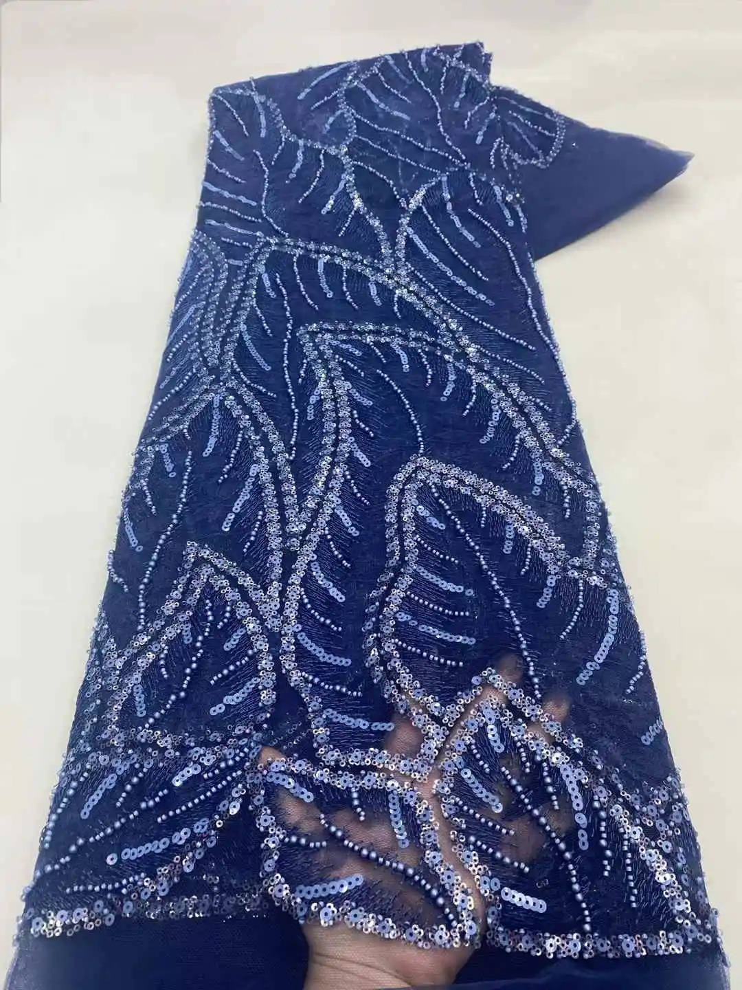 2025 New African French Nigerian High End Lace Fabric With Beads Sequins Mesh for Embroidery Wedding Party Bride Sewing Dress
2025 New African French Nigerian High End Lace Fabric With Beads Sequins Mesh for Embroidery Wedding Party Bride Sewing Dress