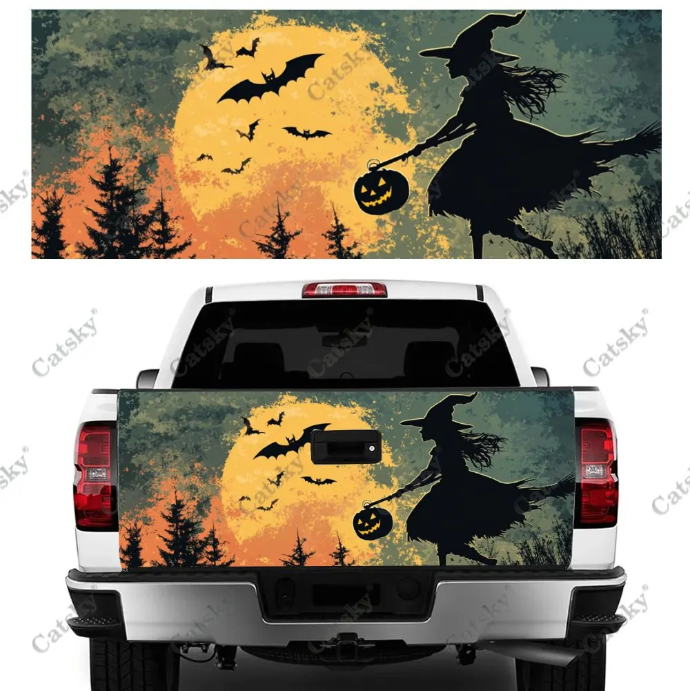 Halloween Bat Witch Print Car Tail Trunk Protect Vinly Wrap Cover Decal Auto Accessories Hood Decor Sticker for Off-road Pickup
Halloween Bat Witch Print Car Tail Trunk Protect Vinly Wrap Cover Decal Auto Accessories Hood Decor Sticker for Off-road Pickup