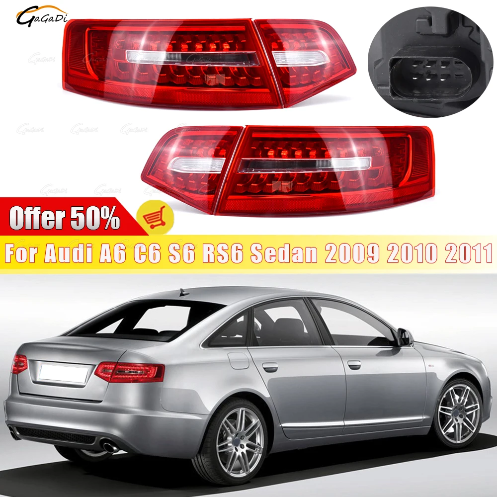 Подходит для Audi A6 C6 S6 RS6 Sedan 2009 2010 2011. Светодиодные задние фонари, фонари заднего хода, указатели поворота. Высококачественная версия.
Подходит для Audi A6 C6 S6 RS6 Sedan 2009 2010 2011. Светодиодные задние фонари, фонари заднего хода, указатели поворота. Высококачественная версия.