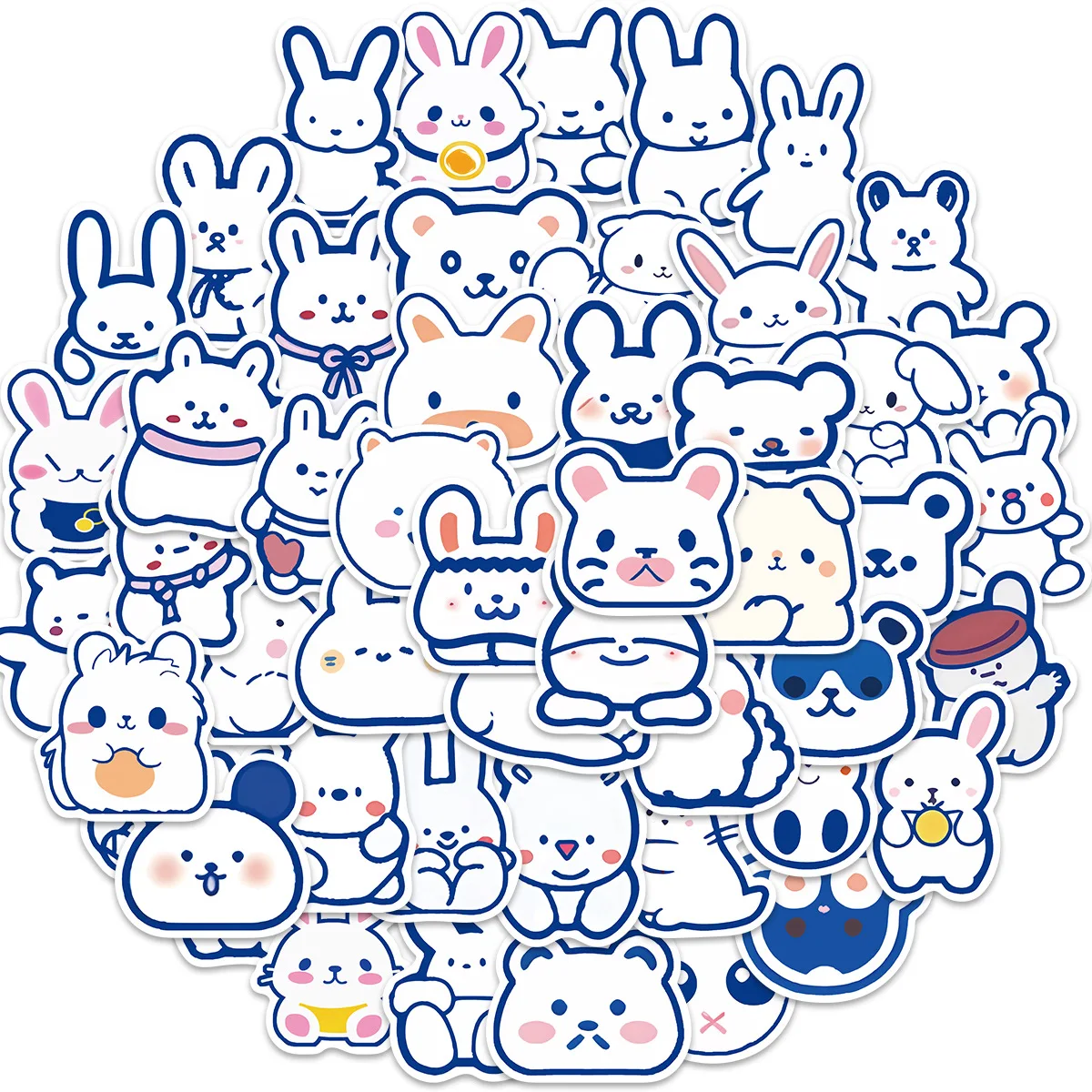 50Pcs Blue Line Animal Series Stickers Suitcase Phone Case Water Bottle Waterproof Decoration Diy Sticker Packs
50Pcs Blue Line Animal Series Stickers Suitcase Phone Case Water Bottle Waterproof Decoration Diy Sticker Packs