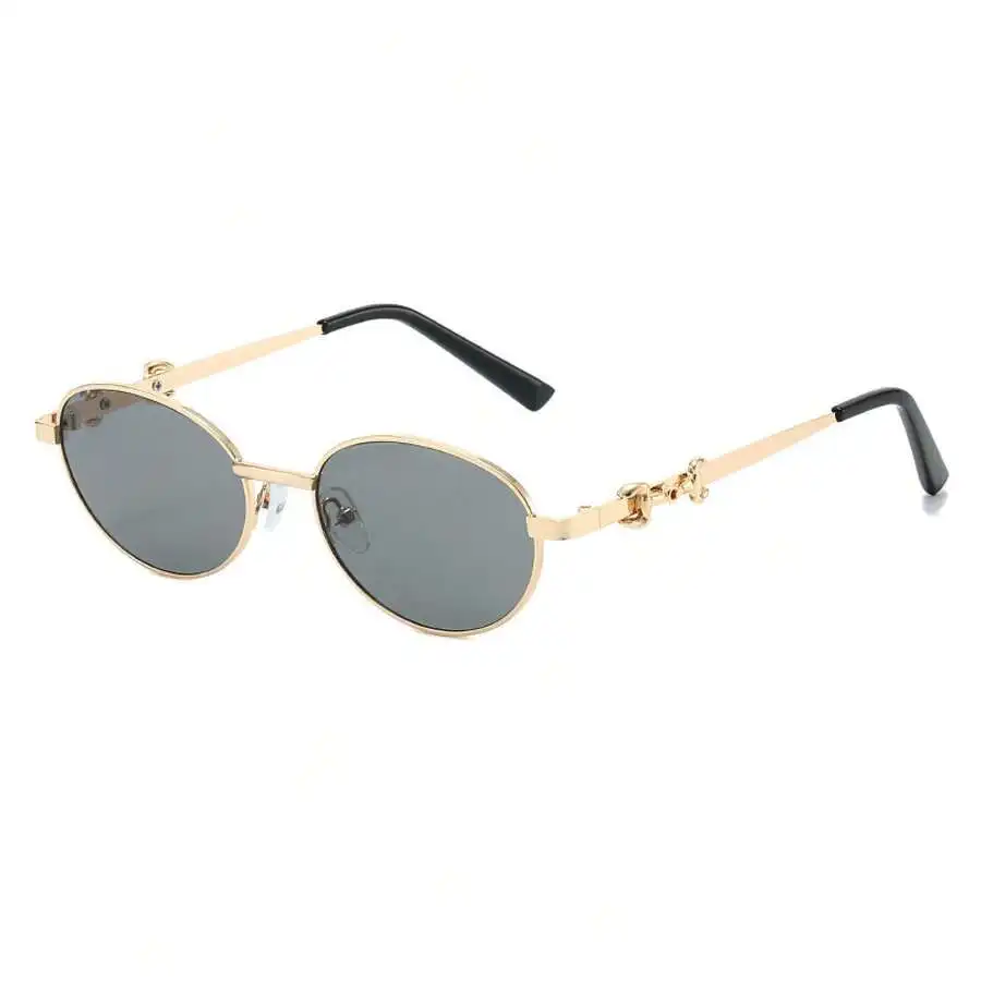 Vintage Oval Sunglasses With Thin Metal Frame And Chain Decoration For Women
Vintage Oval Sunglasses With Thin Metal Frame And Chain Decoration For Women