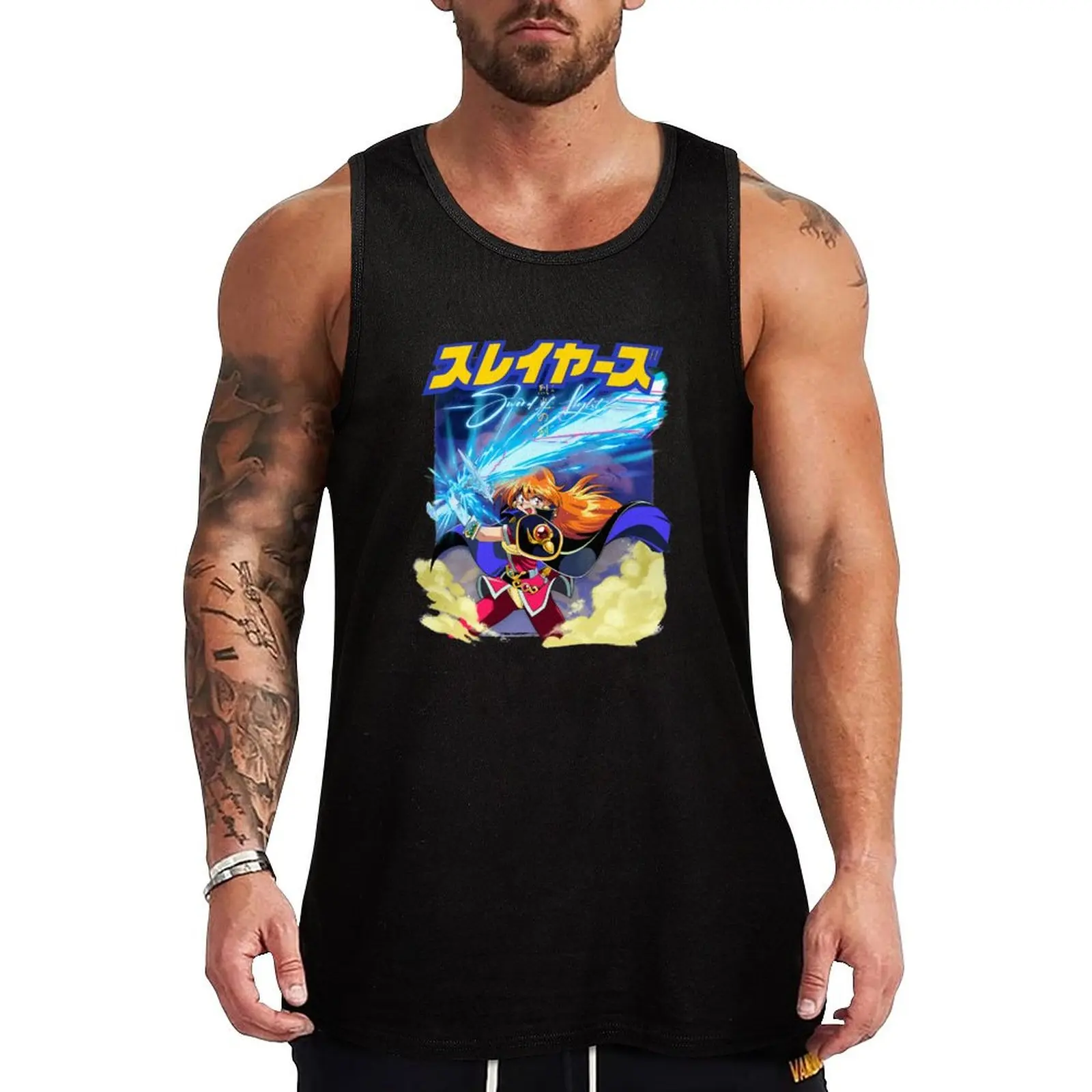 Sword of Light - Slayers Next w / Logo Tank Top Sportswear for men Men's gym t-shirts gym clothes man fitness
Sword of Light - Slayers Next w / Logo Tank Top Sportswear for men Men's gym t-shirts gym clothes man fitness