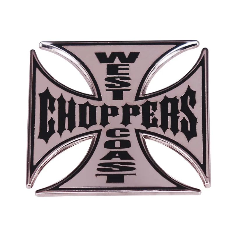 West Coast Handmade Car Brooch Iron Cross Motorcycle Logo Badge
West Coast Handmade Car Brooch Iron Cross Motorcycle Logo Badge