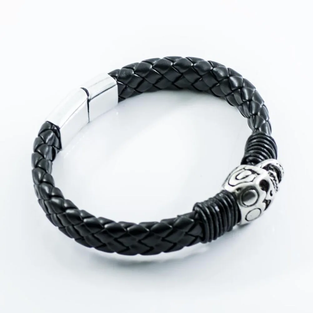 1Pcs Bracelet Stainless Steel Knitted Magnetic Clasp Cuff Bangle Men Fashion Unique Style Knitted Bracelet
1Pcs Bracelet Stainless Steel Knitted Magnetic Clasp Cuff Bangle Men Fashion Unique Style Knitted Bracelet