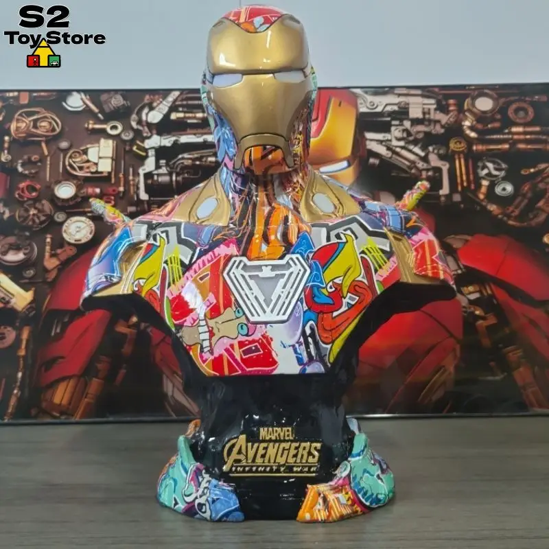 Статуэтка Железного Человека в стиле граффити, 38 см, с LED-подсветкой, лимитированная серия, коллекционный предмет искусства, декор для рабочего стола
Статуэтка Железного Человека в стиле граффити, 38 см, с LED-подсветкой, лимитированная серия, коллекционный предмет искусства, декор для рабочего стола