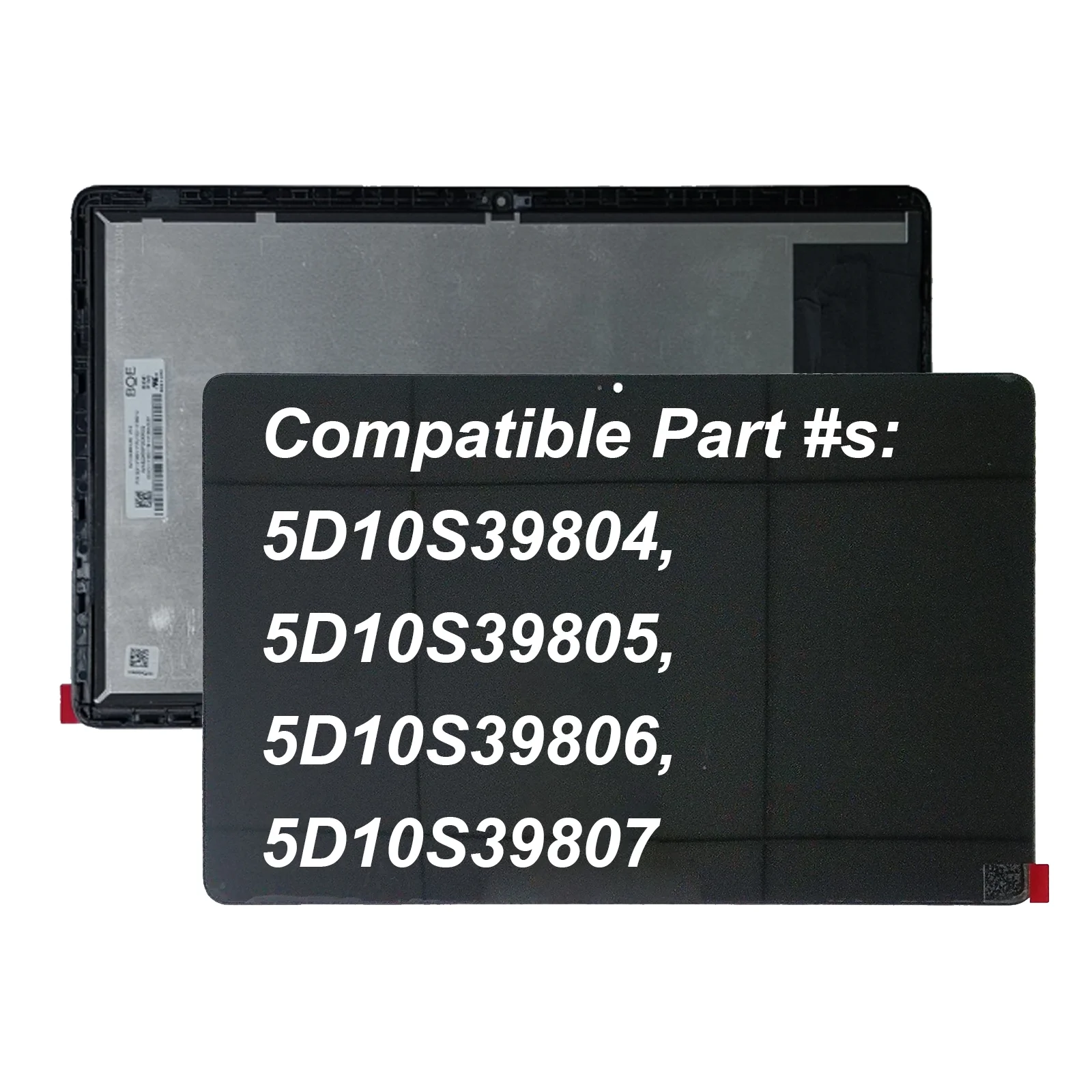 5D10S39804 for Lenovo IP Duet 3 Chrome 11Q727 10.95" Lcd Touch Screen FHD Assembly Display Panel Complete 1920 x 1080
5D10S39804 for Lenovo IP Duet 3 Chrome 11Q727 10.95" Lcd Touch Screen FHD Assembly Display Panel Complete 1920 x 1080