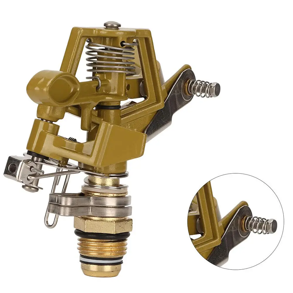 Garden Sprinklers 360 Degree Adjustable Rotate Sprinkler Lawn Irrigation Metal Spiked Impulse Quick-Release 1/2" Hose Connector
Garden Sprinklers 360 Degree Adjustable Rotate Sprinkler Lawn Irrigation Metal Spiked Impulse Quick-Release 1/2" Hose Connector