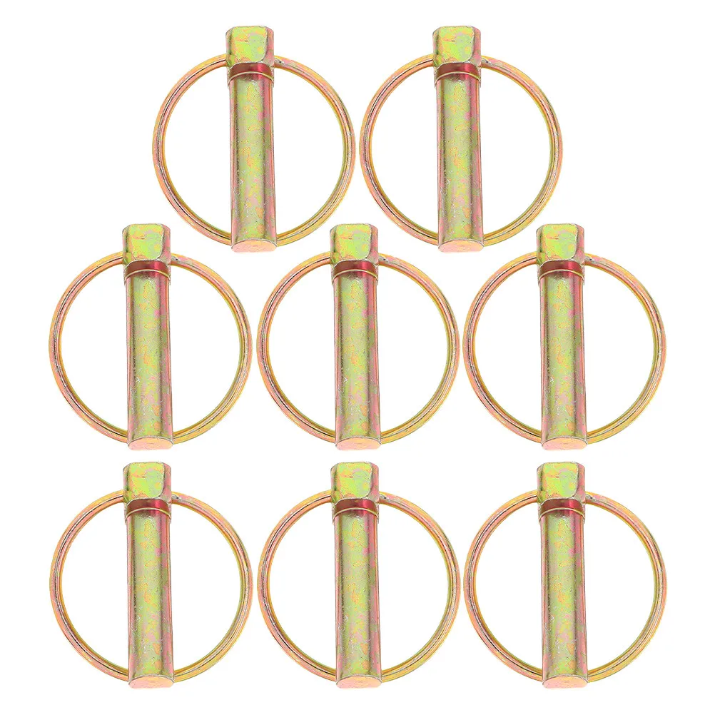 8 шт. усиленных фиксаторов Lynch (шплинтов) для прицепов, тракторов, газонокосилок, сцепных устройств, тандемных осей, сельскохозяйственной техники, устойчивых к воздействию погодных условий
8 шт. усиленных фиксаторов Lynch (шплинтов) для прицепов, тракторов, газонокосилок, сцепных устройств, тандемных осей, сельскохозяйственной техники, устойчивых к воздействию погодных условий