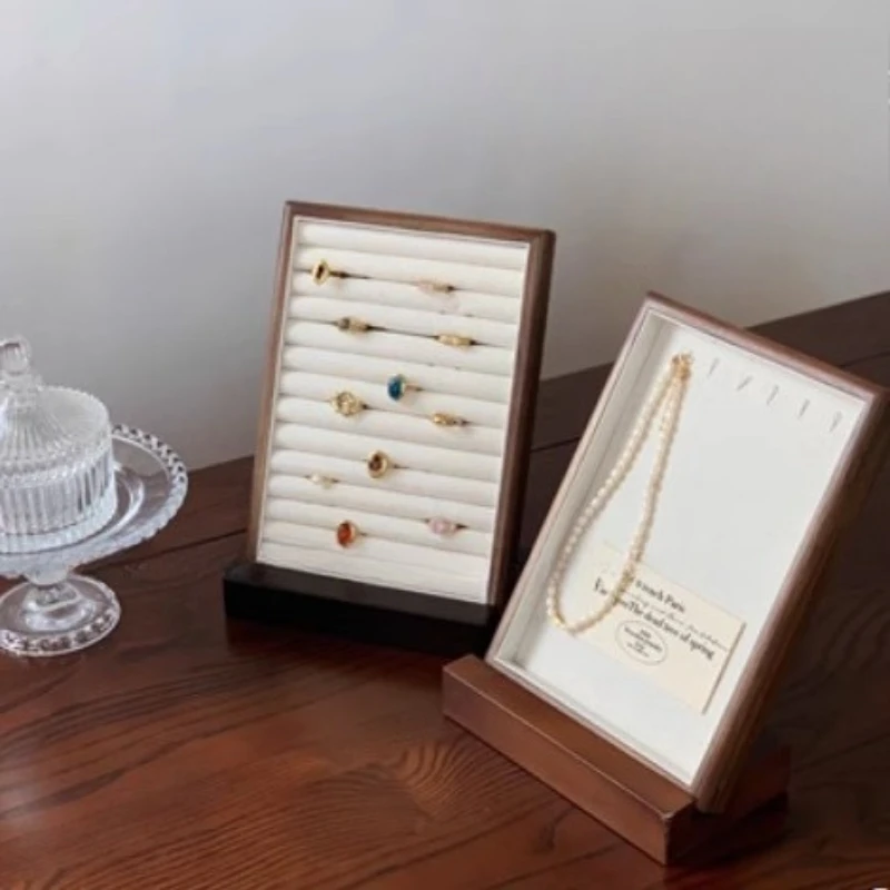 Wooden Jewelry Stand Luxury Retro Storage Holder Necklaces Earring Ring Display Shelf Packaging Organizers Jewelry Supplies
Wooden Jewelry Stand Luxury Retro Storage Holder Necklaces Earring Ring Display Shelf Packaging Organizers Jewelry Supplies