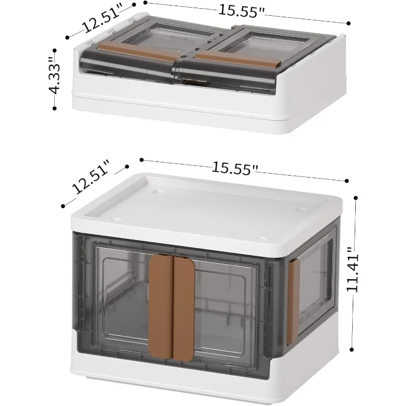 Ящик для хранения и отсек для хранения - закрытый ящик для хранения, складной и штабелируемый ящик для хранения, пластик, 3 шт.
Ящик для хранения и отсек для хранения - закрытый ящик для хранения, складной и штабелируемый ящик для хранения, пластик, 3 шт.