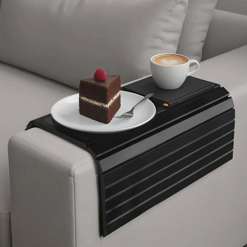 Подлокотник для дивана, поднос, держатель для дивана из натурального бамбукового дерева с противоскользящим дизайном для напитков, пульта дистанционного управления, закусок, телефона
Подлокотник для дивана, поднос, держатель для дивана из натурального бамбукового дерева с противоскользящим дизайном для напитков, пульта дистанционного управления, закусок, телефона