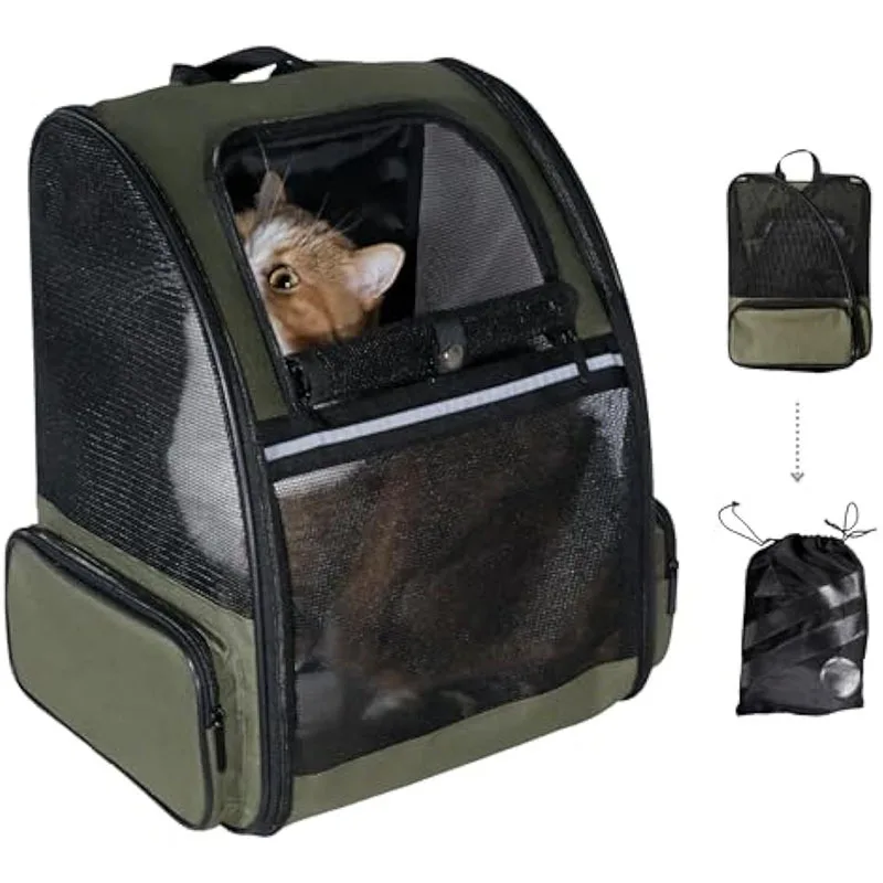 New wholesale cat backpack practical foldable cat bag pet going out portable breathable large capacity cat backpack
New wholesale cat backpack practical foldable cat bag pet going out portable breathable large capacity cat backpack