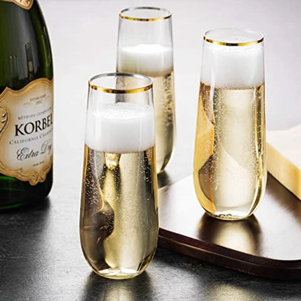 1pcs Unbreakable Stemless Plastic Champagne Flutes for Parties Bars Nightclubs Unbreakable Crystal Clear Plastic Wine Glasses
1pcs Unbreakable Stemless Plastic Champagne Flutes for Parties Bars Nightclubs Unbreakable Crystal Clear Plastic Wine Glasses