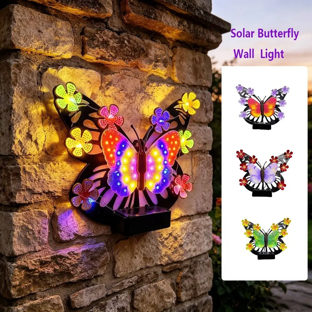 Waterproof Solar Butterfly Wall Light Landscape Decor Solar Powered Landscape Atmosphere Light LED Light Butterfly
Waterproof Solar Butterfly Wall Light Landscape Decor Solar Powered Landscape Atmosphere Light LED Light Butterfly