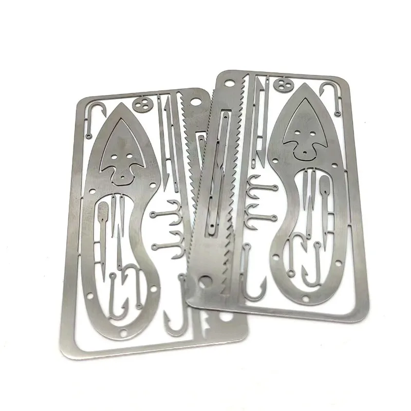 Popular Outdoor Tools Fishing Tool Card Multifunctional Fish Hook Tool Card Model Piece Etching Fish Hook
Popular Outdoor Tools Fishing Tool Card Multifunctional Fish Hook Tool Card Model Piece Etching Fish Hook