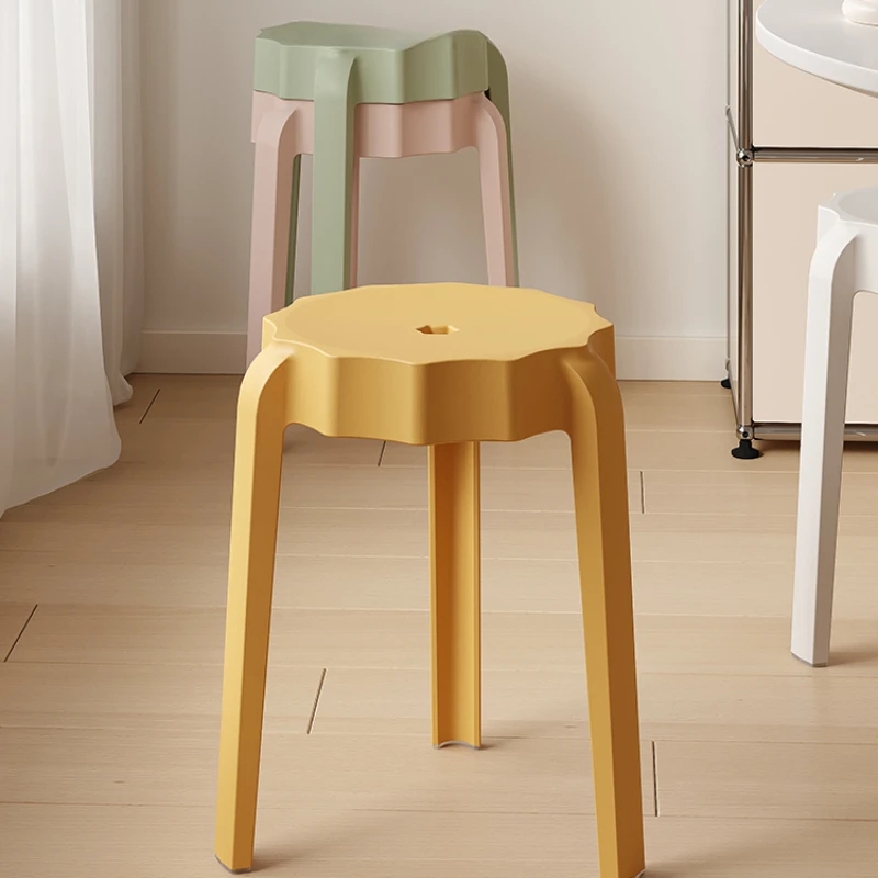 Plastic Stool Thickened Commercial Stackable Shoe Changing Stool Simple round Dining Stool
Plastic Stool Thickened Commercial Stackable Shoe Changing Stool Simple round Dining Stool