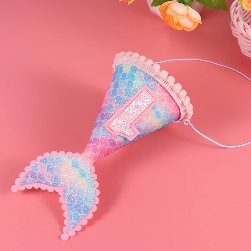 Mermaid Birthday Hat for Girls Tail Tails Party Crown Sequined Cloth Glitter Baby Supplies
Mermaid Birthday Hat for Girls Tail Tails Party Crown Sequined Cloth Glitter Baby Supplies
