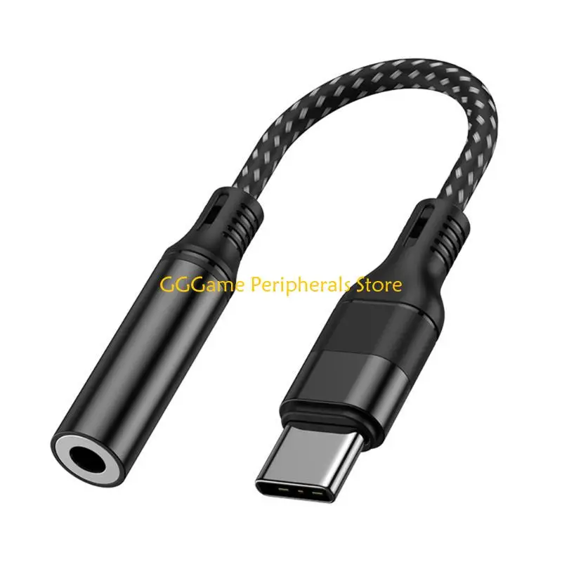U55B Braided USB C to Headphone Adapter Audios Cable With Decoding Chip For Clear Music Playbacks And HandsFree Calling
U55B Braided USB C to Headphone Adapter Audios Cable With Decoding Chip For Clear Music Playbacks And HandsFree Calling