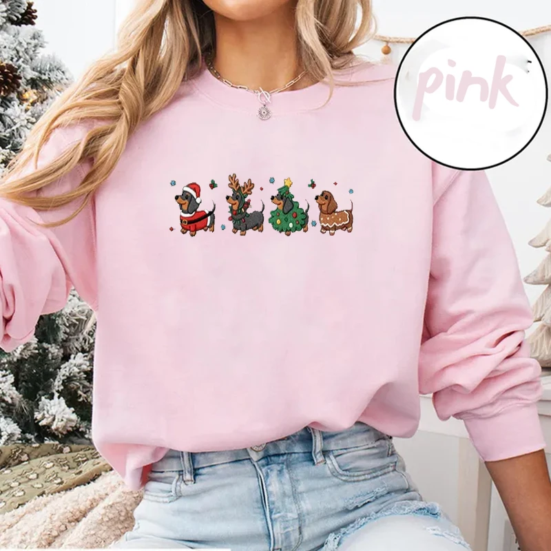 Womenhoody Christmas Sweatshirt Wiener Dog Holiday Cute Christmas Dog Lover Gift Holiday Matching Hoodies Pullover Winter
Womenhoody Christmas Sweatshirt Wiener Dog Holiday Cute Christmas Dog Lover Gift Holiday Matching Hoodies Pullover Winter