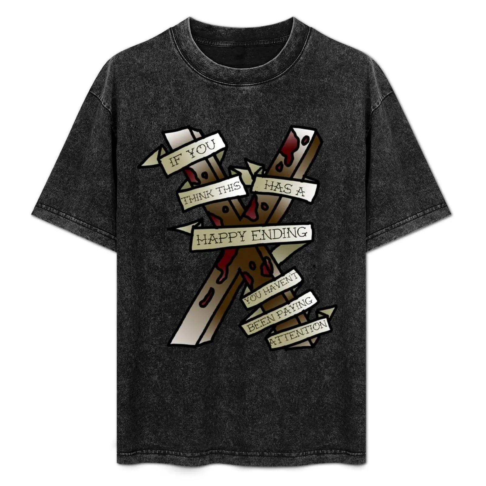 INKStyle 'Happy Ending' Ramsay Bolton Quote T-Shirt Work Basic Short Sleeve Top
INKStyle 'Happy Ending' Ramsay Bolton Quote T-Shirt Work Basic Short Sleeve Top