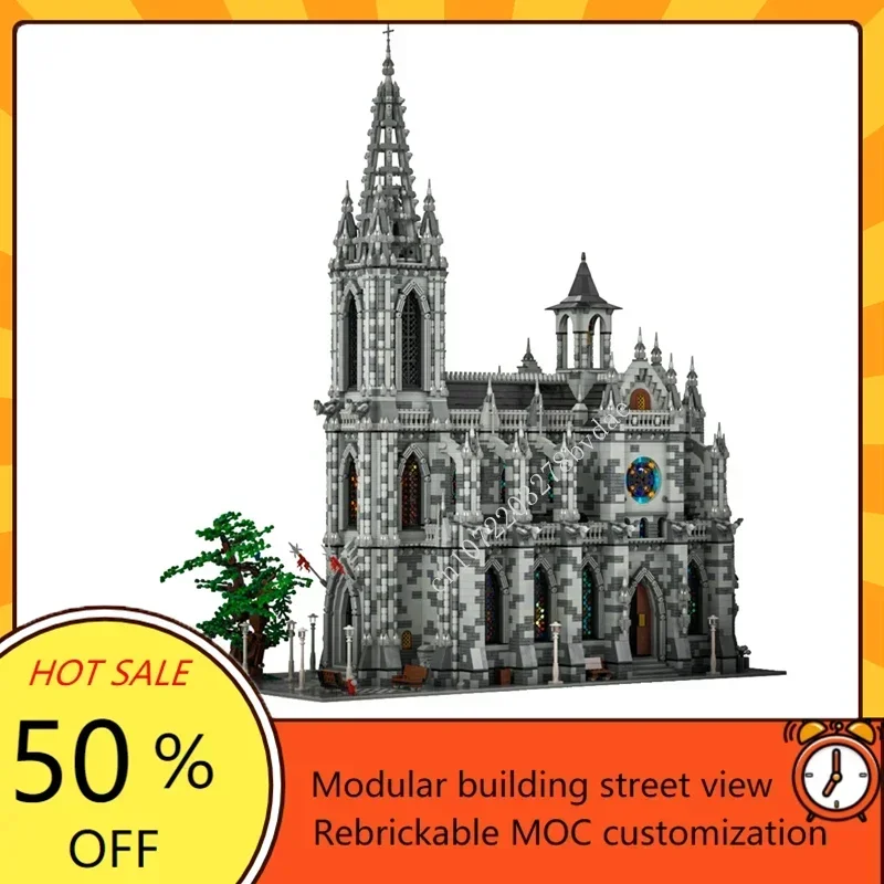 Авторизованный MOC-29962 22007 шт., европейская церковная уличная модель здания, набор кирпичей, строительные блоки, набор MOC (разработанный Das_Felixle
Авторизованный MOC-29962 22007 шт., европейская церковная уличная модель здания, набор кирпичей, строительные блоки, набор MOC (разработанный Das_Felixle