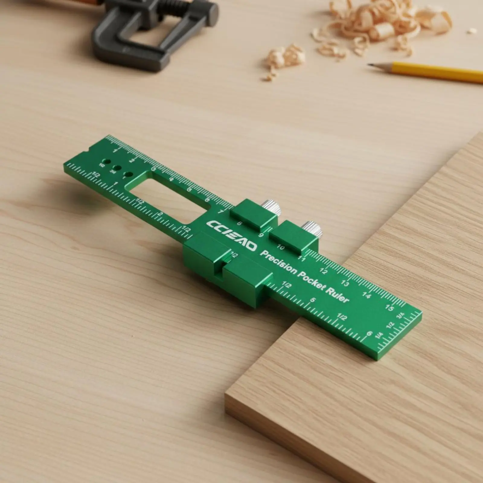 Aluminum Angle Ruler Multi Functional Angle Marking Ruler Layout Measuring Tool Rust Resistant Wood Marking Gauge CNC Machined
Aluminum Angle Ruler Multi Functional Angle Marking Ruler Layout Measuring Tool Rust Resistant Wood Marking Gauge CNC Machined