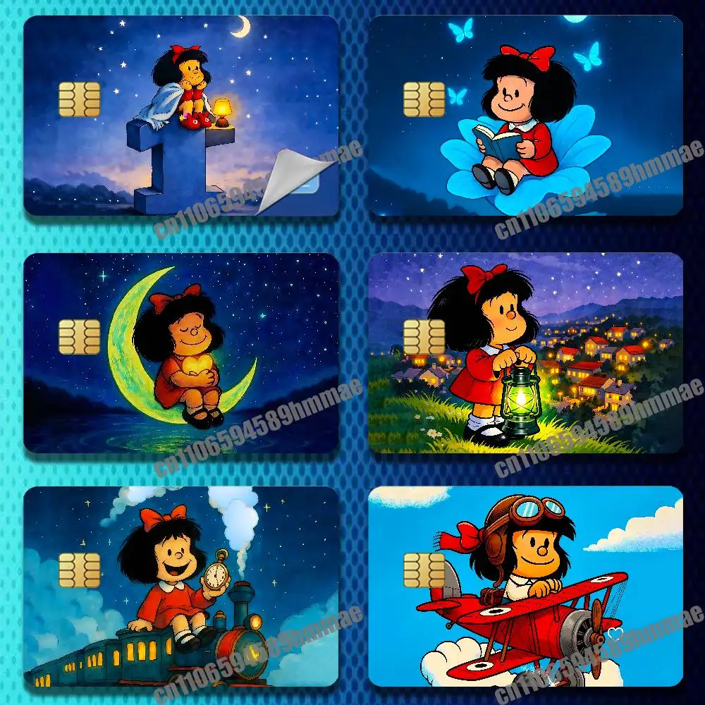For M-Mafalda Sticker Skin Credit Bank Bus Film Access Decorative Self-adhesive Card Cover
For M-Mafalda Sticker Skin Credit Bank Bus Film Access Decorative Self-adhesive Card Cover