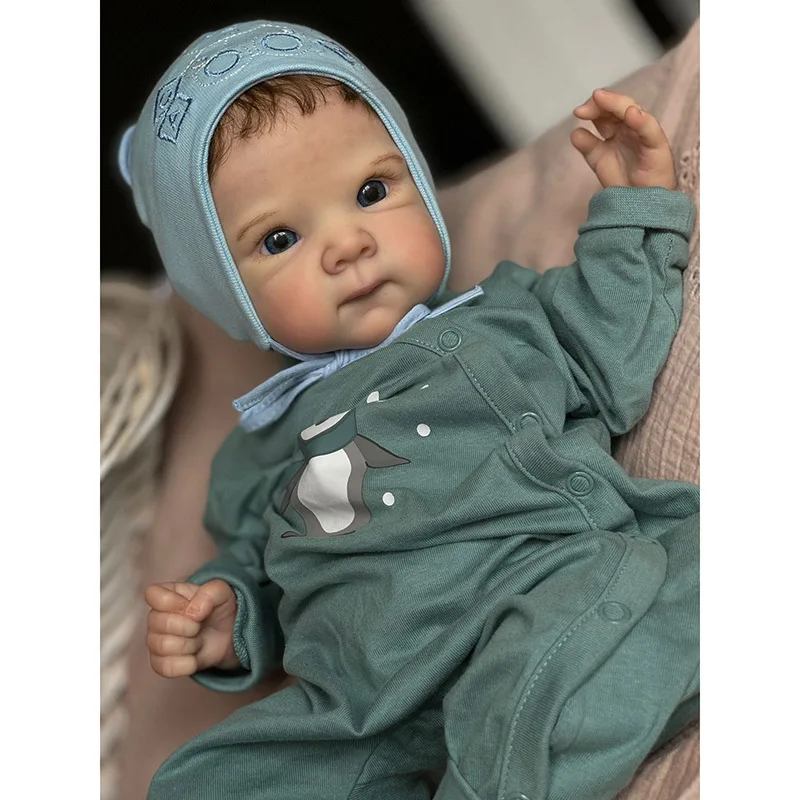 18inch Full Body Bettie Reborn Soft Touch Newborn Doll Lifelike Cuddly Baby Layers Painting 3D Skin with Hand Root Hair
18inch Full Body Bettie Reborn Soft Touch Newborn Doll Lifelike Cuddly Baby Layers Painting 3D Skin with Hand Root Hair