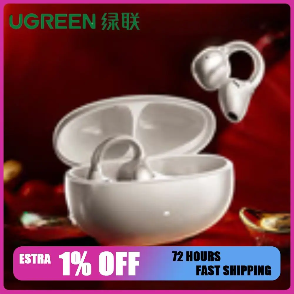 Беспроводные наушники Ugreen S8 с креплением на ухо, Bluetooth, активным шумоподавлением (ANC), синхронным переводом с ИИ, водонепроницаемые
Беспроводные наушники Ugreen S8 с креплением на ухо, Bluetooth, активным шумоподавлением (ANC), синхронным переводом с ИИ, водонепроницаемые