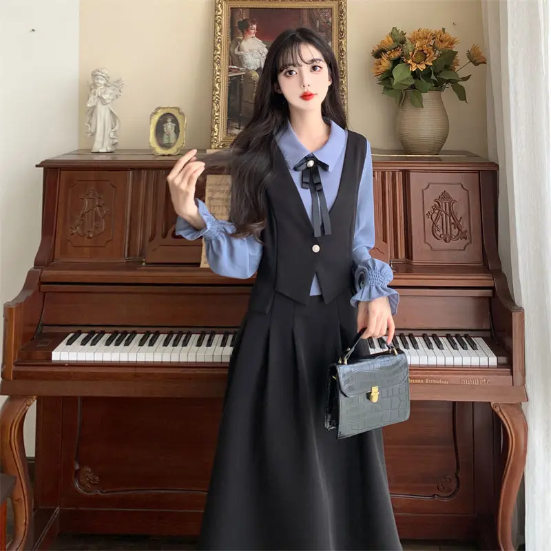 Plus Size 6XL 150kg Japanese Autumn Long Dress Turn Down Collar Women Elegant Solid Color Party Dresses Oversized Maxi Dress
Plus Size 6XL 150kg Japanese Autumn Long Dress Turn Down Collar Women Elegant Solid Color Party Dresses Oversized Maxi Dress