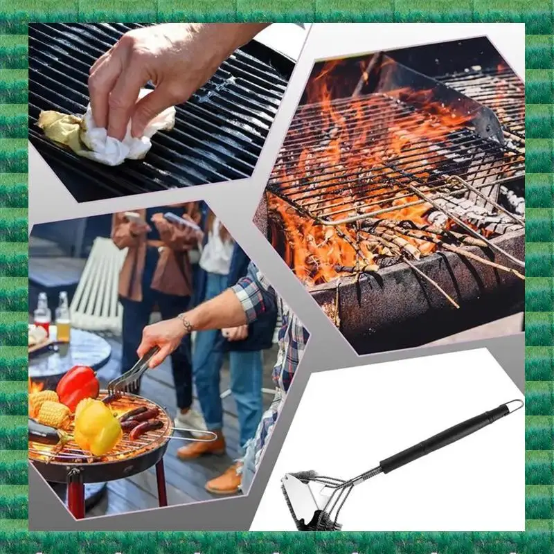 B76A BBQ Grill Brush Stainless Steel Grill Cleaning Brush Ergonomic Safe Accessories For Porcelain Cleaner Outdoor Non-Slip
B76A BBQ Grill Brush Stainless Steel Grill Cleaning Brush Ergonomic Safe Accessories For Porcelain Cleaner Outdoor Non-Slip