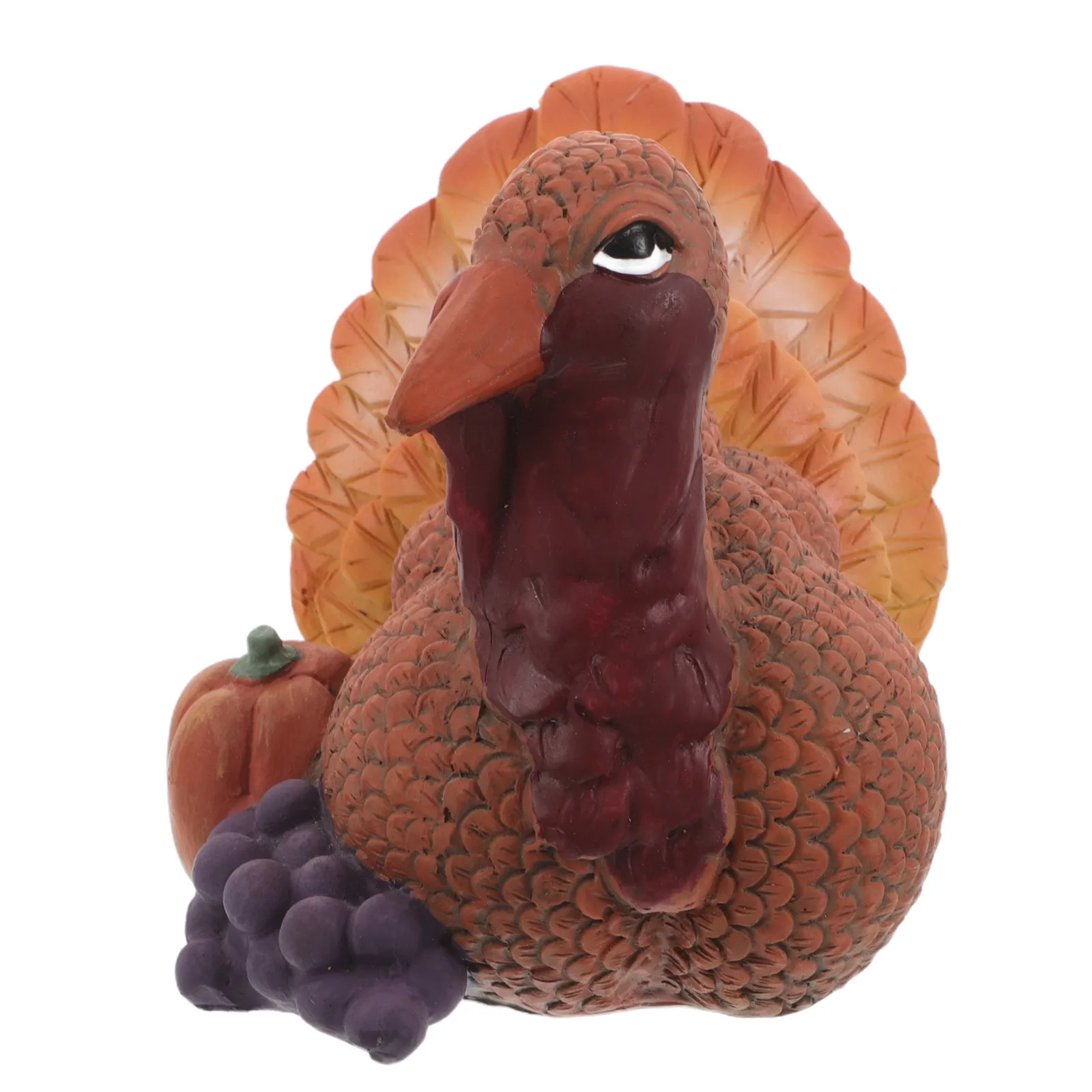 Small Resin Turkey Statue for Thanksgiving Decor Outdoor Lawn Garden Decoration Autumn Fall Festive Holiday Tabletop Ornament
Small Resin Turkey Statue for Thanksgiving Decor Outdoor Lawn Garden Decoration Autumn Fall Festive Holiday Tabletop Ornament