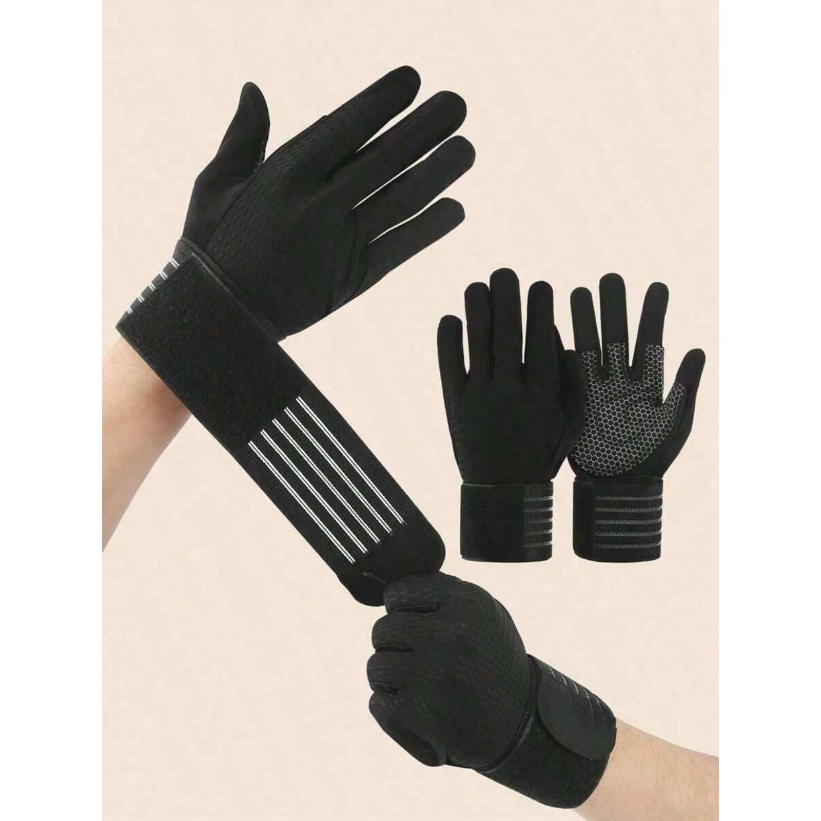 1Pair Full Finger Workout Gloves Sports Gym Fitness Training Gloves Weightlifting.
1Pair Full Finger Workout Gloves Sports Gym Fitness Training Gloves Weightlifting.
