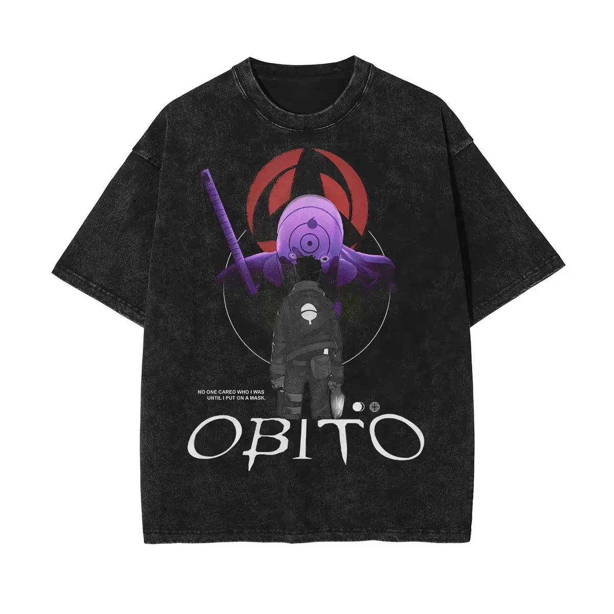 Uchiha Obito Mask T-shirt Naruto Shippuden Tee Vintage Washed Retro Anime Harajuku Streetwear Mens Graphic Clothes Top
Uchiha Obito Mask T-shirt Naruto Shippuden Tee Vintage Washed Retro Anime Harajuku Streetwear Mens Graphic Clothes Top