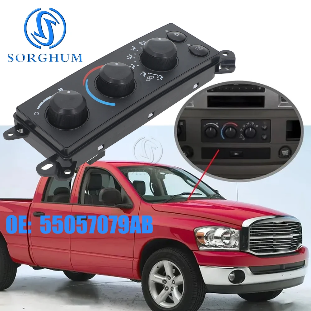 Air A/C Heater Panel Climate Control Switch Module 55057079AB For Dodge Ram Pickup 2006 2007 2008 Car Accessories 55057079AA
Air A/C Heater Panel Climate Control Switch Module 55057079AB For Dodge Ram Pickup 2006 2007 2008 Car Accessories 55057079AA