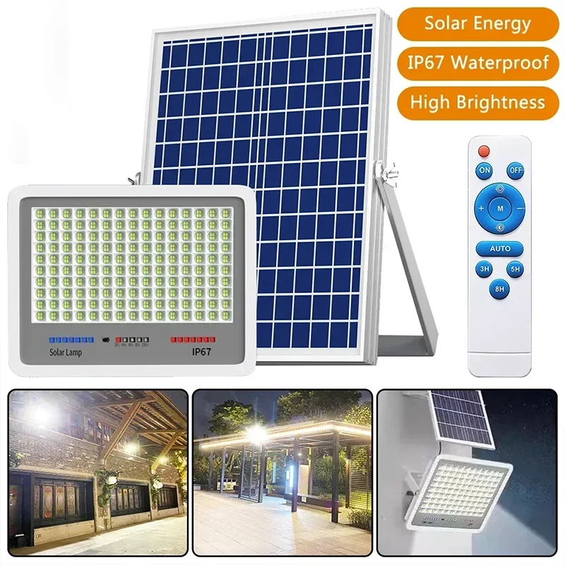RUISENZHUO Split-Type Solar Flood Lamps Solar Light Outdoor Waterproof Solar Street Light For Garden/Parking-lot/Wall/Yard/Villa
RUISENZHUO Split-Type Solar Flood Lamps Solar Light Outdoor Waterproof Solar Street Light For Garden/Parking-lot/Wall/Yard/Villa