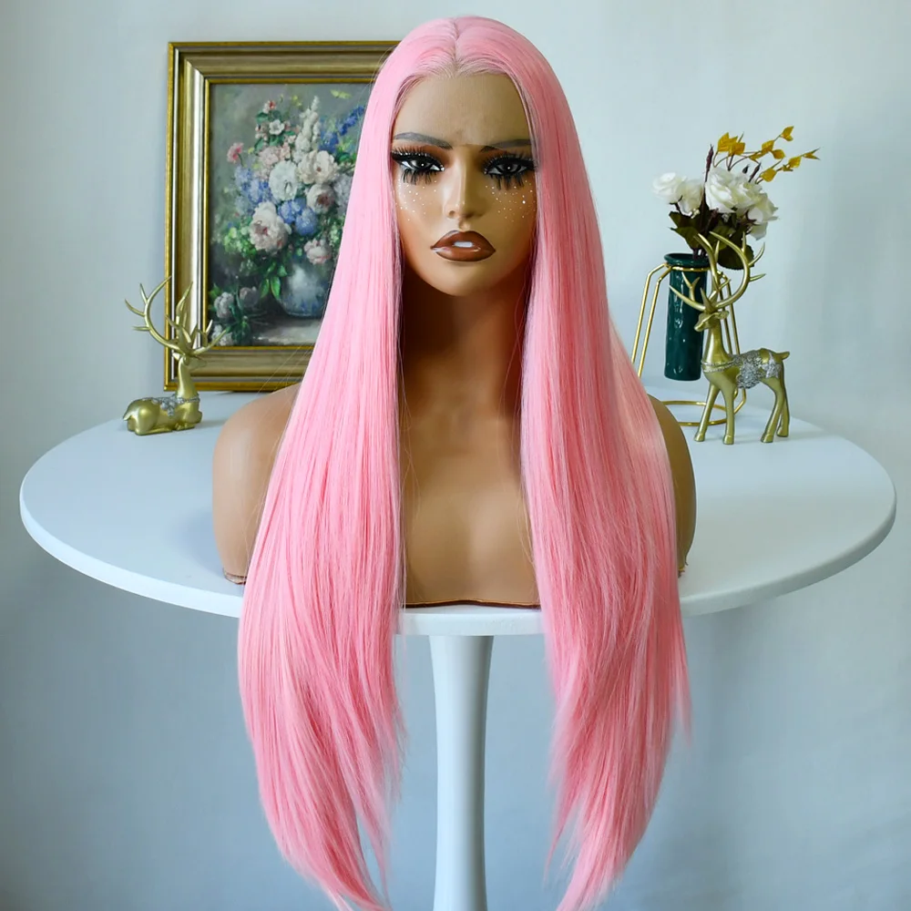 13x4 HD Прозрачный Полный Парик Фронта Шнурка Светло-Розовый Парик Прямой Парик Розовый Парик Фронта Шнурка Блондинка Парик 30 Дюймов Синтетический 가발
13x4 HD Прозрачный Полный Парик Фронта Шнурка Светло-Розовый Парик Прямой Парик Розовый Парик Фронта Шнурка Блондинка Парик 30 Дюймов Синтетический 가발