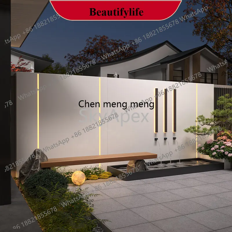 C178 Outdoor Stainless Steel Water Curtain Wall Quiet Circulating Water Terrace Stacked Water Fountain Garden Landscaping
C178 Outdoor Stainless Steel Water Curtain Wall Quiet Circulating Water Terrace Stacked Water Fountain Garden Landscaping