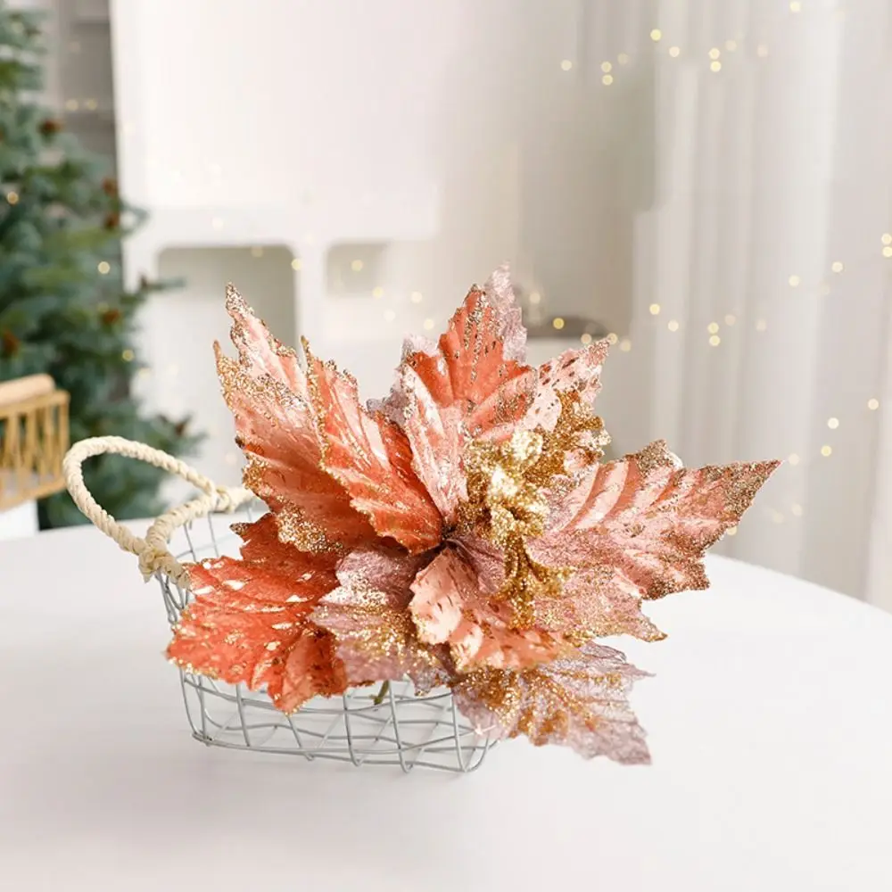 Flower Head Artificial Christmas Flowers Multi-color Handmade Simulated Christmas Flower DIY Glitter Xmas Tree Ornaments
Flower Head Artificial Christmas Flowers Multi-color Handmade Simulated Christmas Flower DIY Glitter Xmas Tree Ornaments