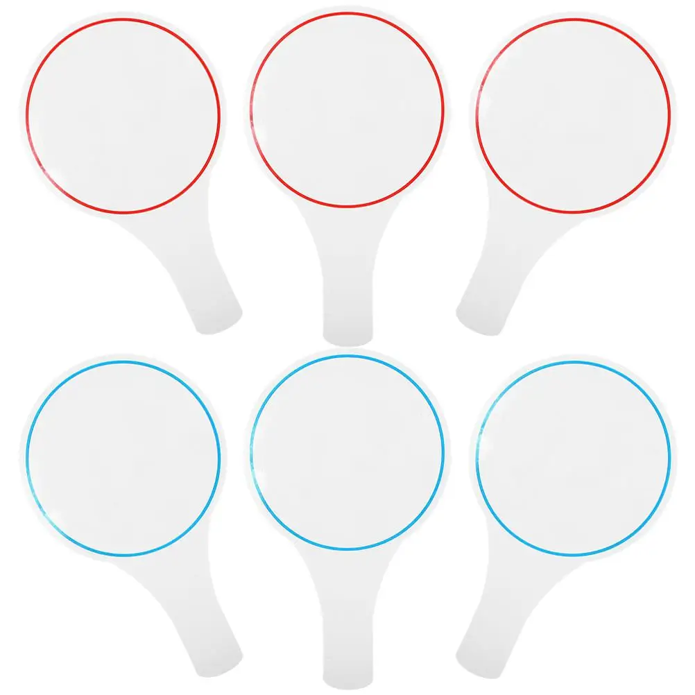 6pcs Scoreboard Small Dry Erase Whiteboard Portable Blank Auction Paddle Mini Handheld Board Thick Safe Practical
6pcs Scoreboard Small Dry Erase Whiteboard Portable Blank Auction Paddle Mini Handheld Board Thick Safe Practical