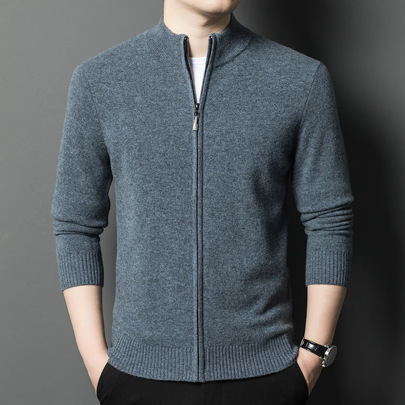 2025 Casual Business Knitted Cardigan Autumn/Winter Luxury Designer Clothing Jackets for Mens Long Sleeve Black Coat
2025 Casual Business Knitted Cardigan Autumn/Winter Luxury Designer Clothing Jackets for Mens Long Sleeve Black Coat