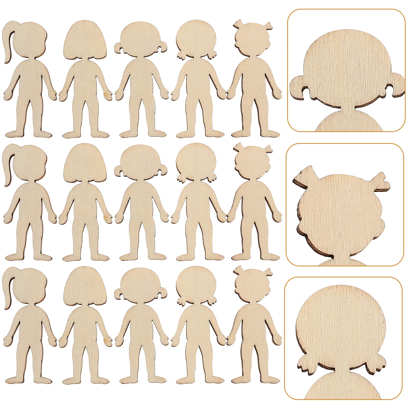 50 Pcs Figure Cutouts Kids Hand-painted Craft Toys Number Wooden Decorations Unfinished Baby Chips
50 Pcs Figure Cutouts Kids Hand-painted Craft Toys Number Wooden Decorations Unfinished Baby Chips