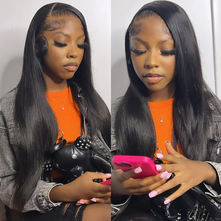 13x4 Straight HD Lace Frontal Wig 13x6 Transparent Lace Front Human Hair Wigs Brazilian For Black Women 30 40 Inch 360 Lace Wigs
13x4 Straight HD Lace Frontal Wig 13x6 Transparent Lace Front Human Hair Wigs Brazilian For Black Women 30 40 Inch 360 Lace Wigs