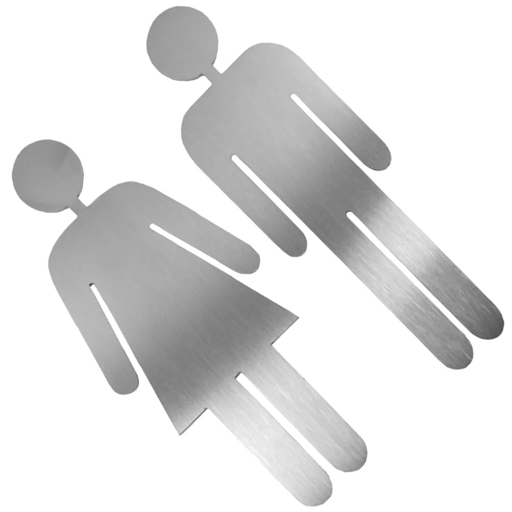 1 Pair Bathroom Sign Plate Creative Toilet Identification Sign For Home Hotel Public Restroom Washroom Lavatory Decorative Door
1 Pair Bathroom Sign Plate Creative Toilet Identification Sign For Home Hotel Public Restroom Washroom Lavatory Decorative Door