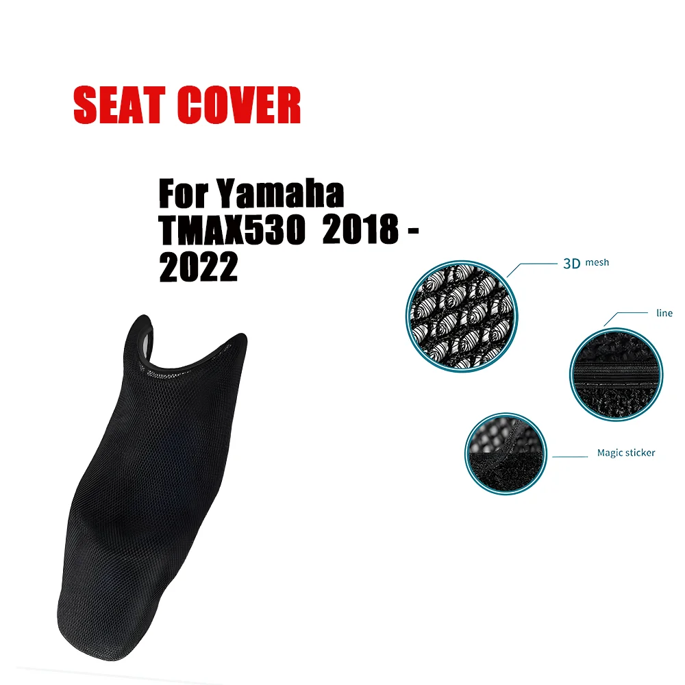 For Yamaha TMAX530 2018 - 2022 motorcycle Accessories Seat Cushion Cover Anti-Slip Mesh Fabric Protector
For Yamaha TMAX530 2018 - 2022 motorcycle Accessories Seat Cushion Cover Anti-Slip Mesh Fabric Protector